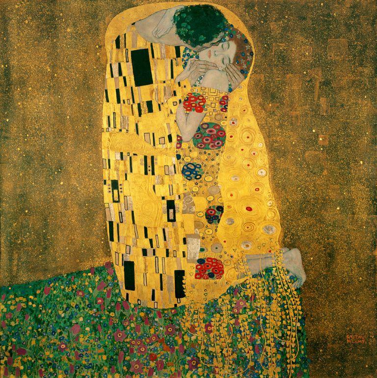 Самые известные картины в истории искусства - «Поцелуй», Густав Климт