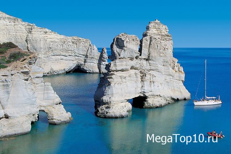 Самые красивые морские природные арки - Пляж Клефтико, Греция