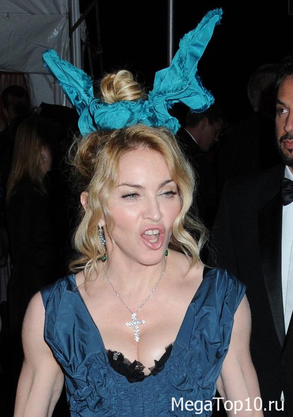 Самые неудачные прически знаменитостей Голливуда - Мадонна