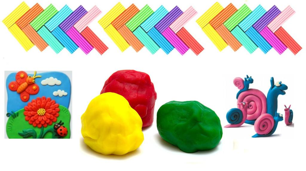 Самые лучшие игрушки для развития детей - Пластилин, пластилиновая паста