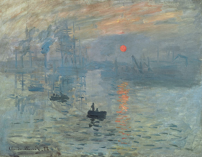 Самые известные картины в истории искусства -«Впечатление. Восходящее солнце», Клод Моне